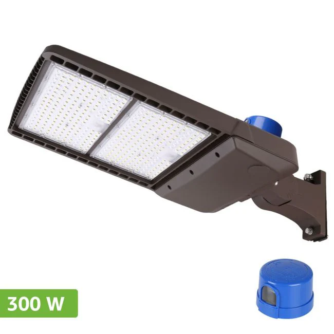 Lepro LED Parking Lot Light, Shoebox Light, 500W Metal Halide Equivalent, White 5000K - Image 3