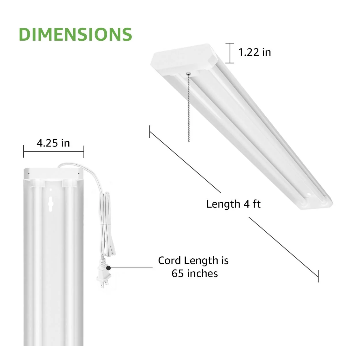 Lepro 6 Pack 4ft LED Shop Lights - Image 4