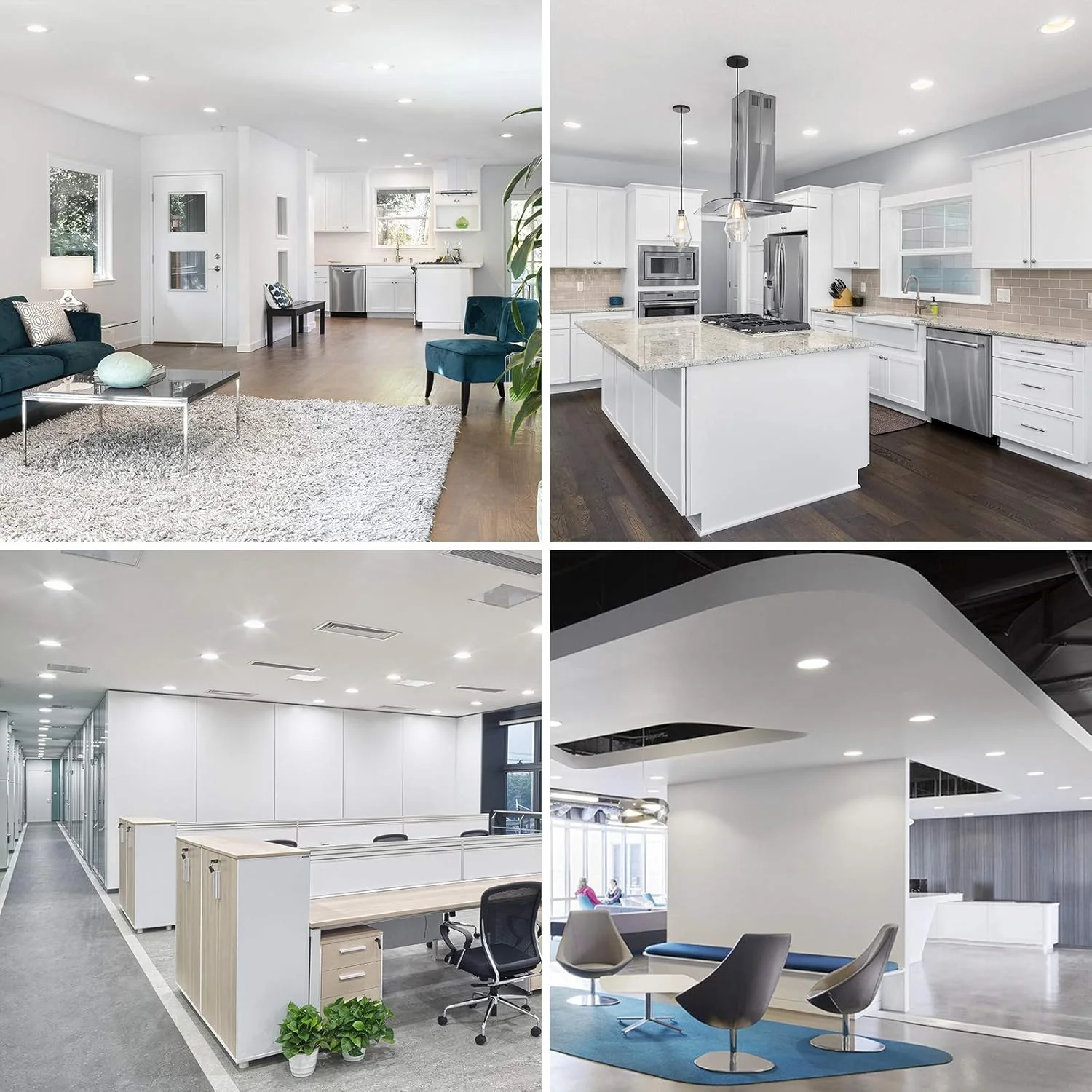 Lepro 6 Pack LED Recessed Lighting Daylight White - Image 8