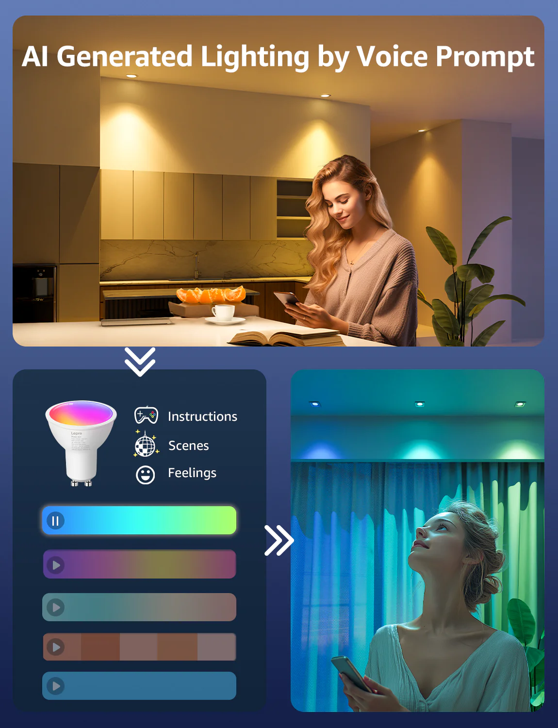 Lepro BG1 AI Smart Bulb - Image 7