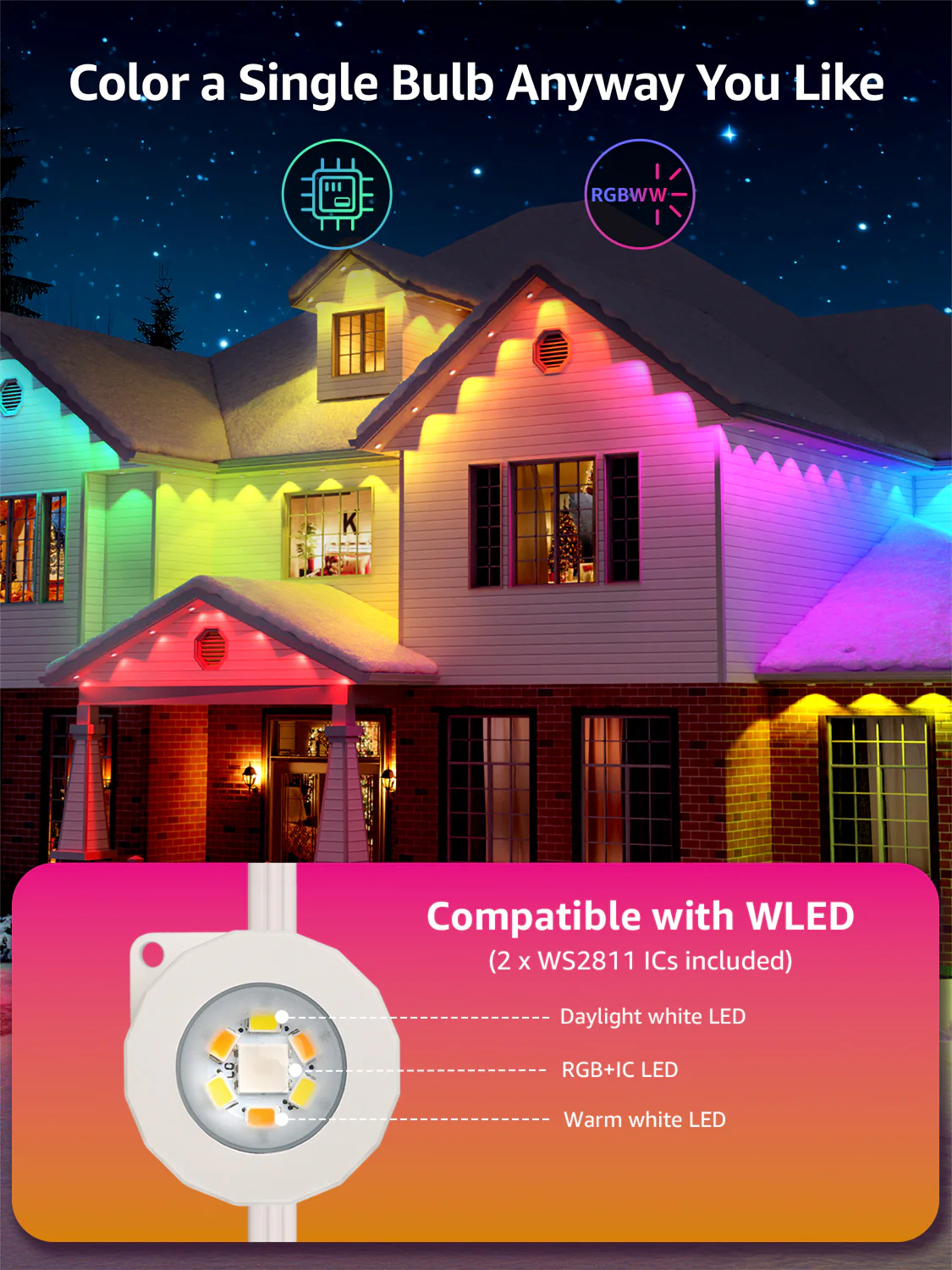 Lepro E1 AI-Powered Permanent Outdoor Lights - Image 12