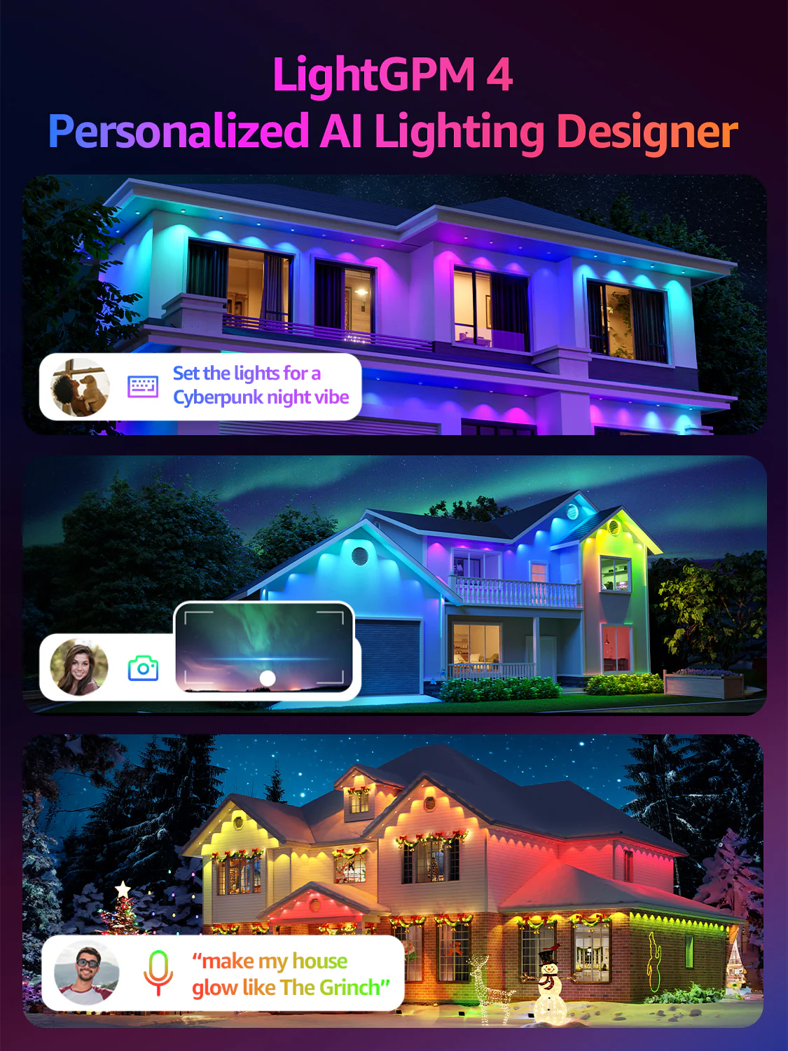 Lepro E1 AI-Powered Permanent Outdoor Lights - Image 3