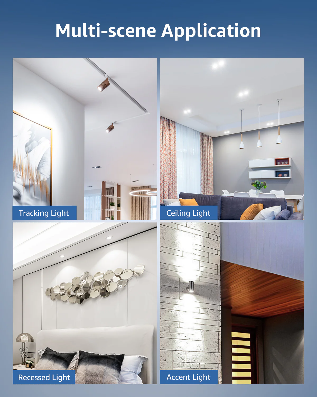 Lepro GU10 LED Light Bulbs, Non-Dimmable, 4W (35W Equivalent), 5000K Daylight, 100° Flood Beam - Image 10