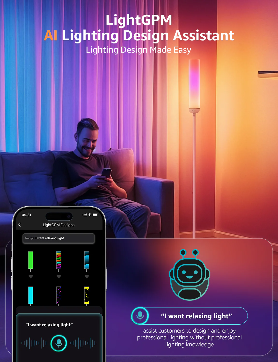 Lepro O1 AI Floor Lamp - Image 11