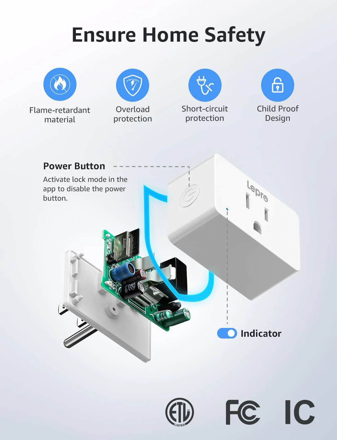 Lepro P1 Smart Plug Mini 15A - Image 5
