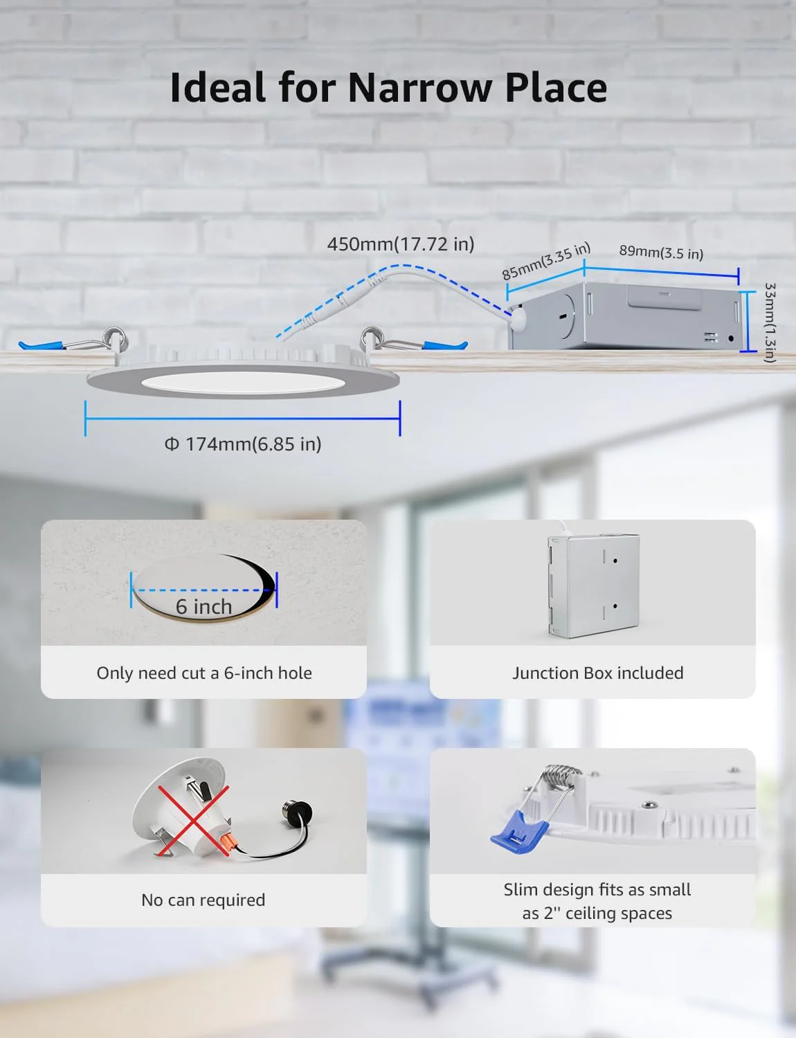 Lepro R2 AI LED Recessed Light - Image 8