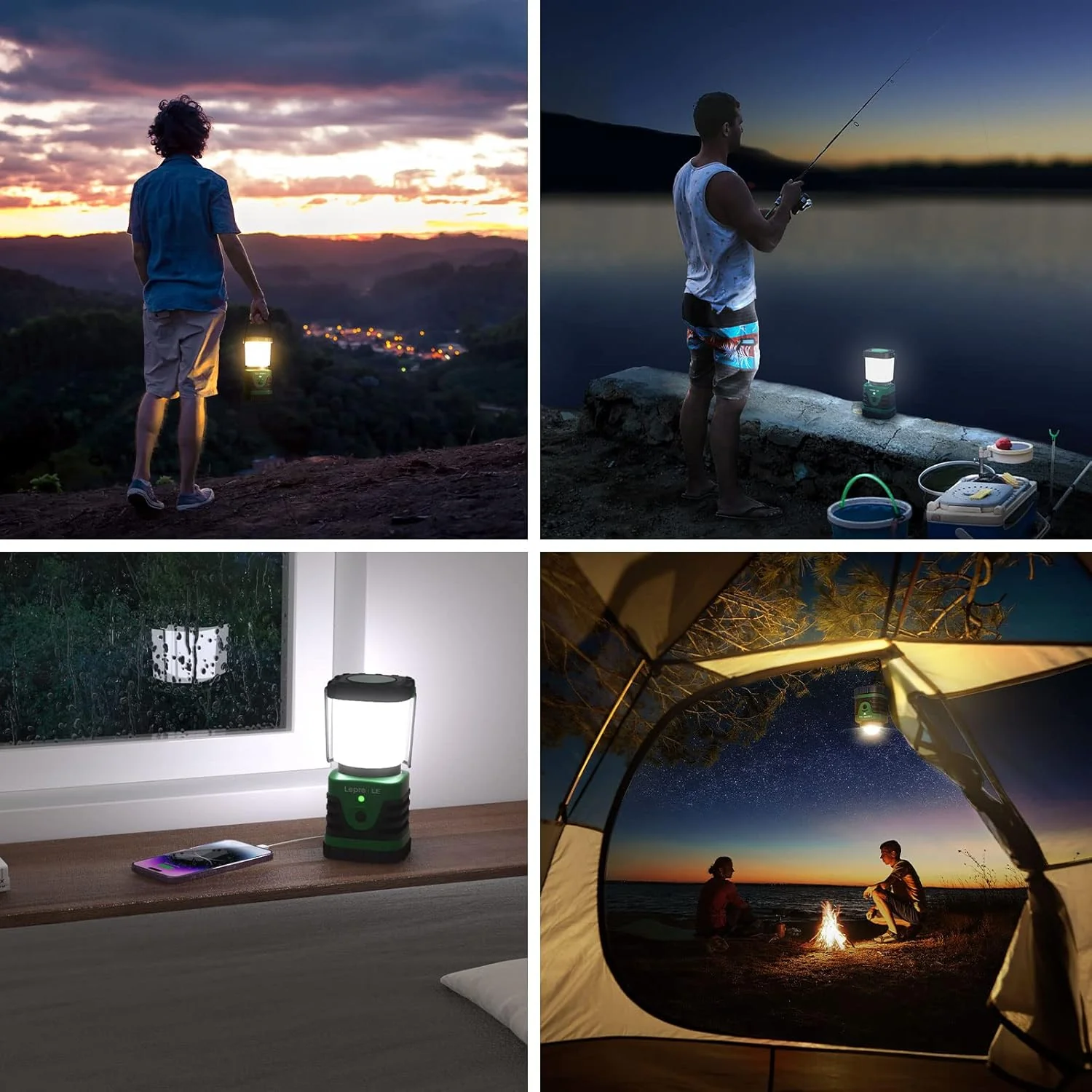 Lepro Portable LED Camping Lantern (1000LM, IP44 Waterproof, Rechargeable) - Image 7