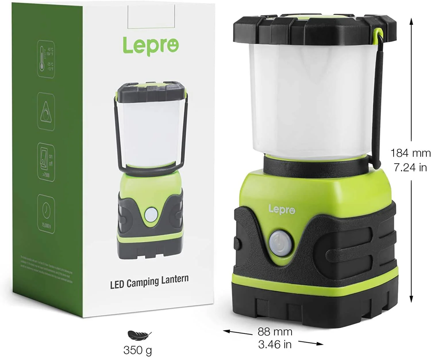 Lepro Rechargeable LED Camping Lantern (1600LM, IPX4 Waterproof) - Image 9