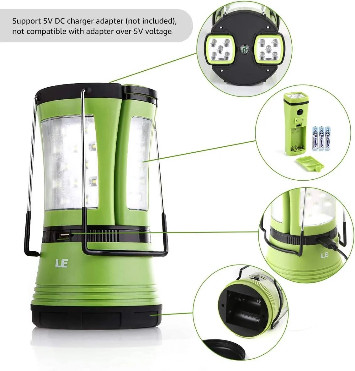 Lepro Rechargeable LED Camping Lantern - Image 3
