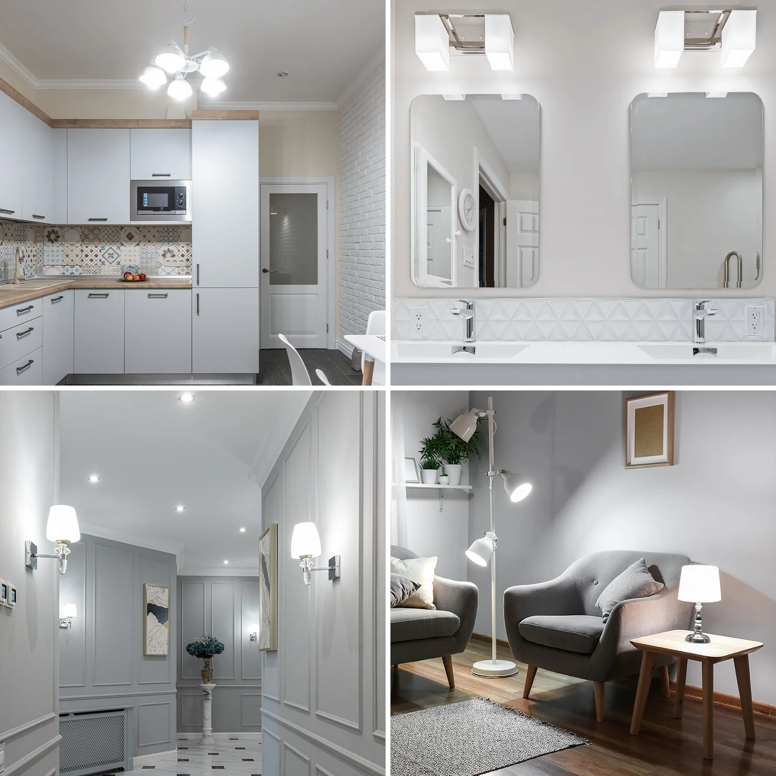 Lepro A15 LED Refrigerator Light Bulb, E26 Base, 5W (40W Equivalent), 450 Lumens, 5000K Daylight, Non-Dimmable, Appliance & Freezer Safe, 2-Pack - Image 4