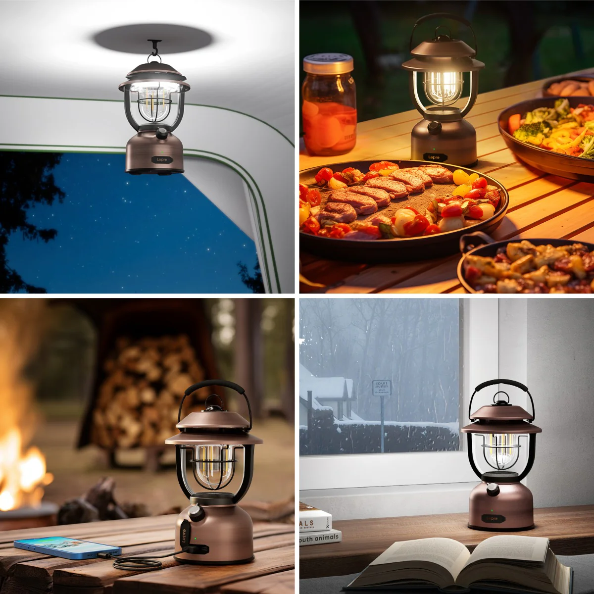 Lepro Retro LED Camping Lantern - Image 7