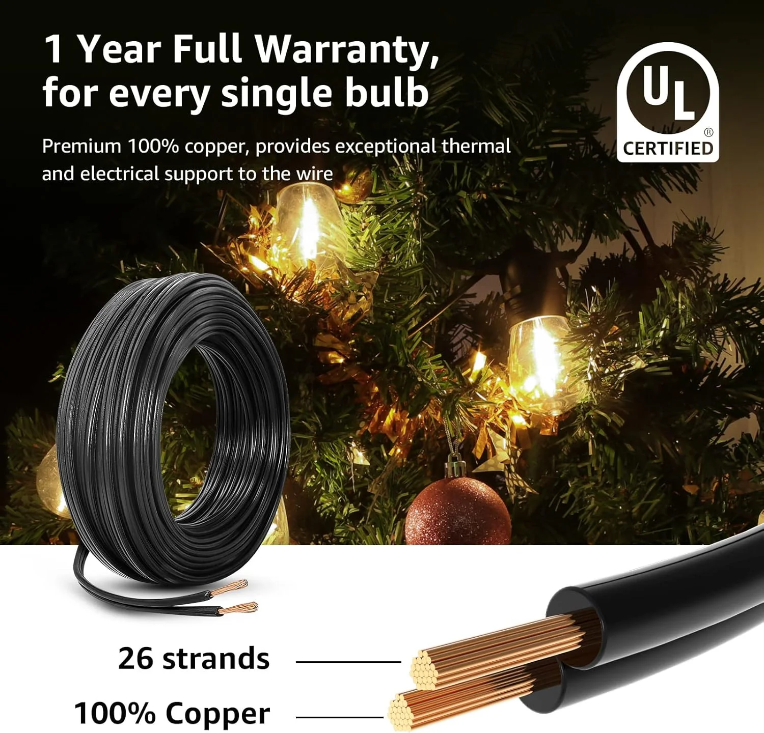 Lepro S14 Outdoor String Lights (50ft) - Image 5