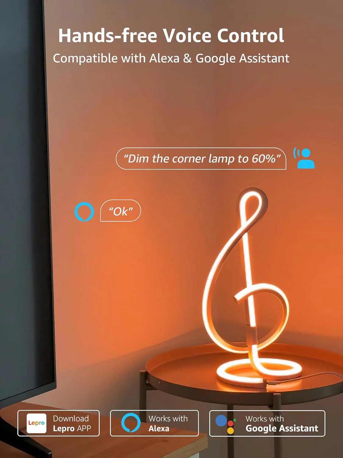 Lepro TB2 AI Smart Table Lamp - Image 5