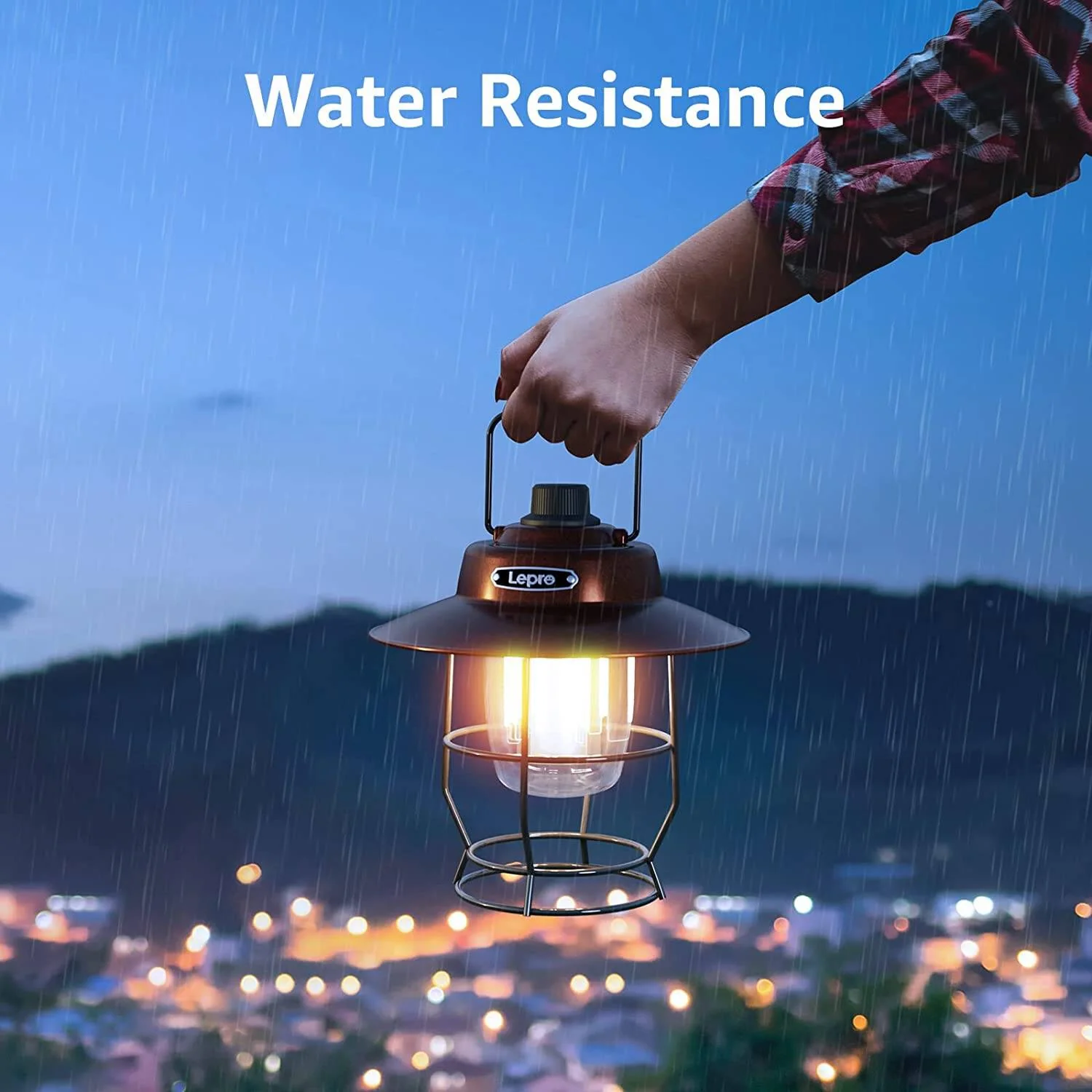 Lepro Vintage LED Camping Lantern - Image 5