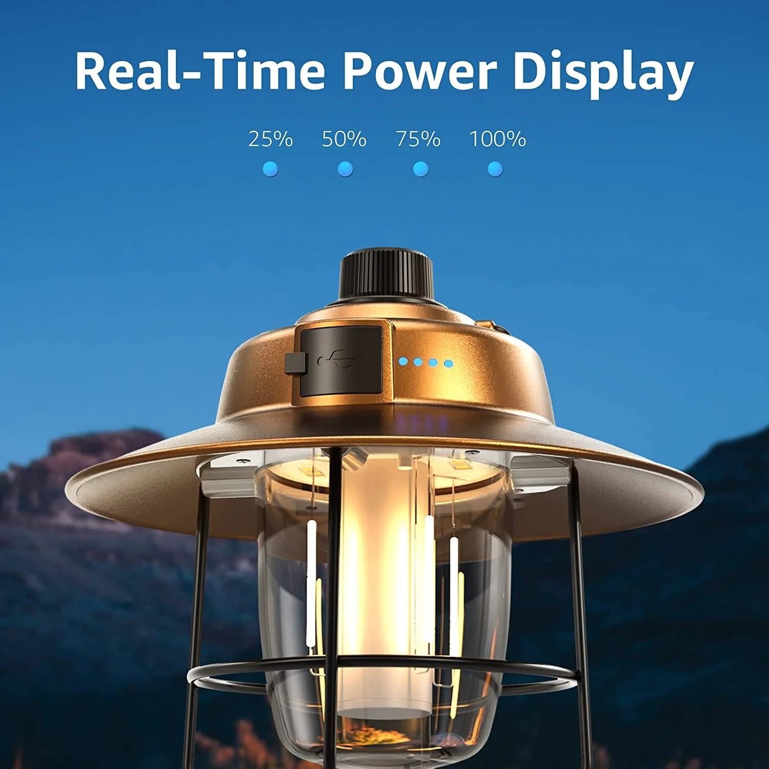 Lepro Vintage LED Camping Lantern - Image 6