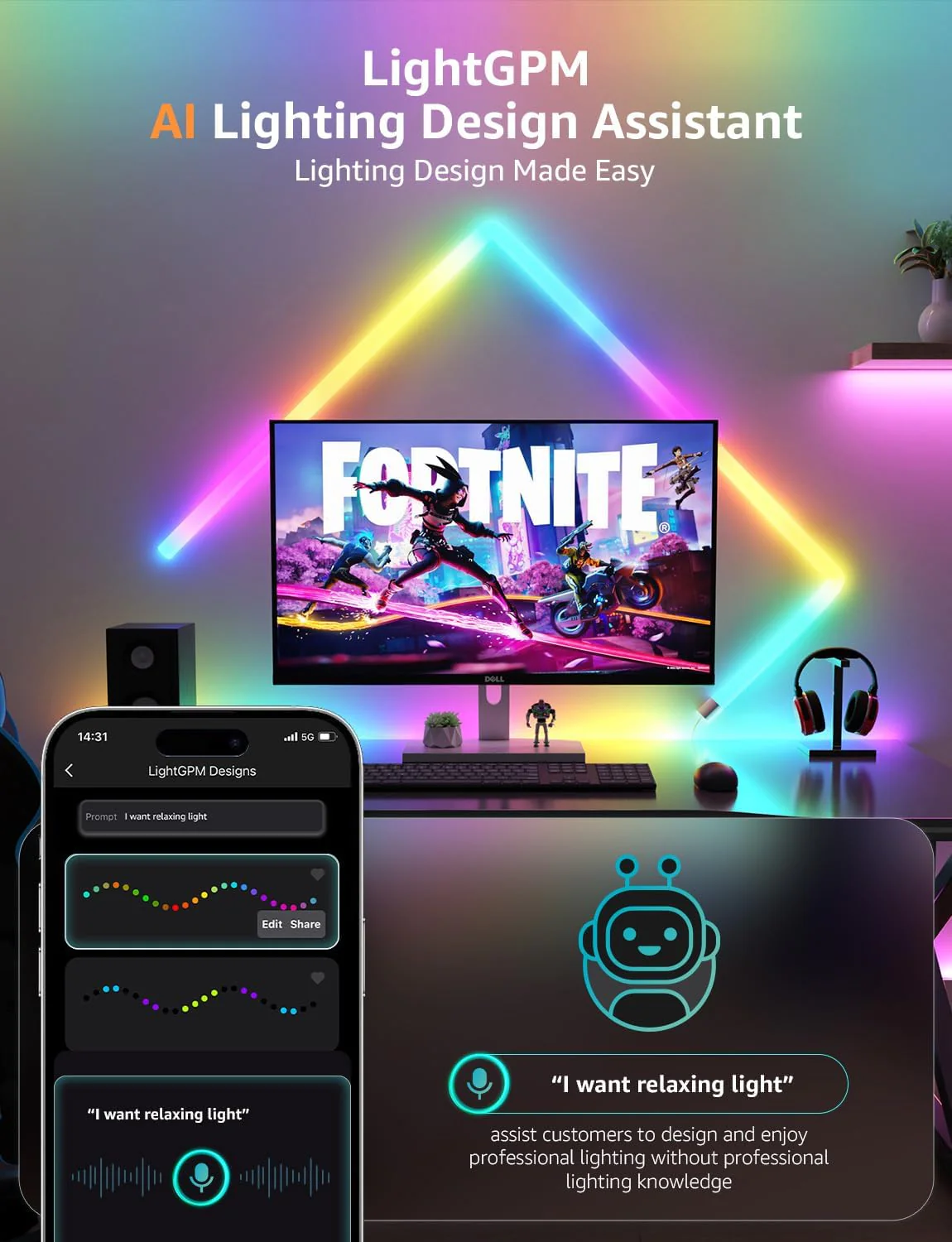 Lepro WL1 AI Smart RGB Wall Lights - Image 4